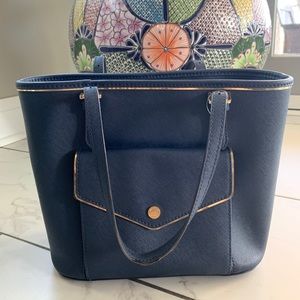 Michael Kors Navy Purse Multi Compartment